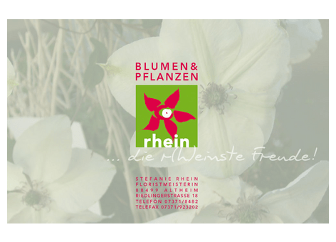 sponsored by Floristik Rhein